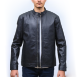Zen Tumbled Black Leather Jacket