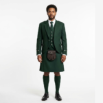 Green Argyll Jacket And Vest Made To Measure