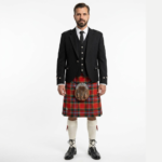 Tweed Argyll Wedding Kilt Outfit With Drummond of Perth Modern Tartan Kilt