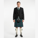 Douglas Green Modern Tartan Argyll Jacket Kilt Outfit