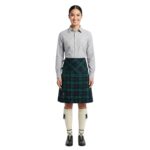 Ladies Deluxe Billie Kilted Skirt Black Watch