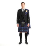 Black Argyll Kilt Outfit With MacIntyre Ancient Tartan Kilt