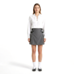 Ladies Grey Mini Utility Kilt