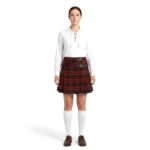 Ladies Short Macdonald Tartan Kilt Skirt