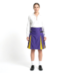 Women's Purple and Yellow Hybrid Kilt