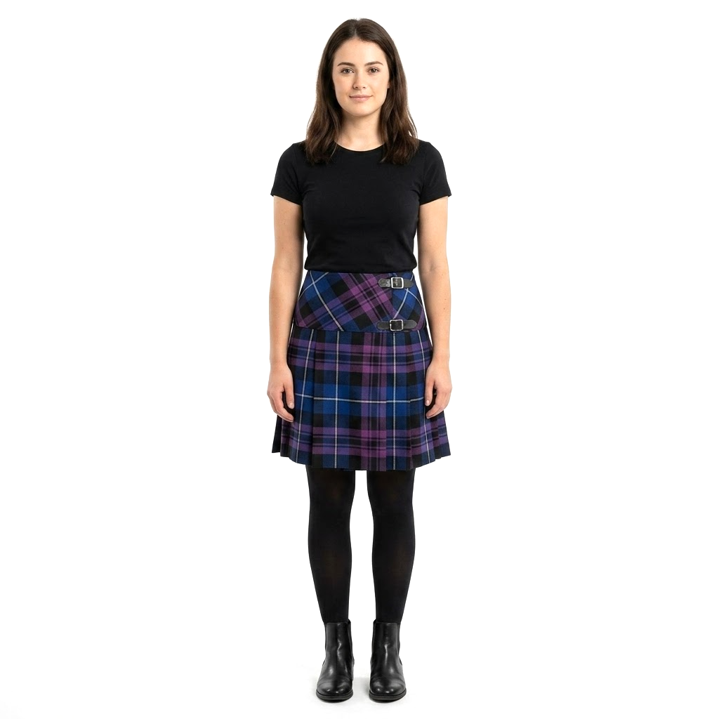processed_db181228-ec2a-4f8e-975d-d871f2f2a182 Women's Pride of Scotland Mini Kilt Skirt - Image 1