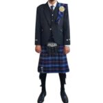 Black Argyll Kilt Outfit With Heritage Of Scotland Tartan Kilt