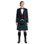 Black Watch Tartan 8 Yard Wool Blend Kilt – Traditional Scottish Kilt