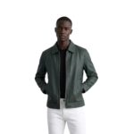 Inferno Green Leather Jacket
