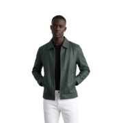 Inferno Green Leather Jacket