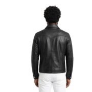 Ranchson Black Leather Shirt - Image 2