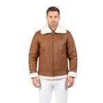 Francis B-3 Brown Leather Bomber Jacket