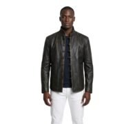 Drakeshire Brown Leather Jacket