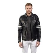 Dragonhide Black Leather Jacket