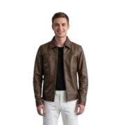 Mystical Pullup Brown Leather Jacket
