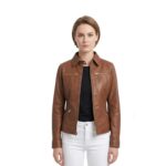 Tomachi Brown Leather Jacket
